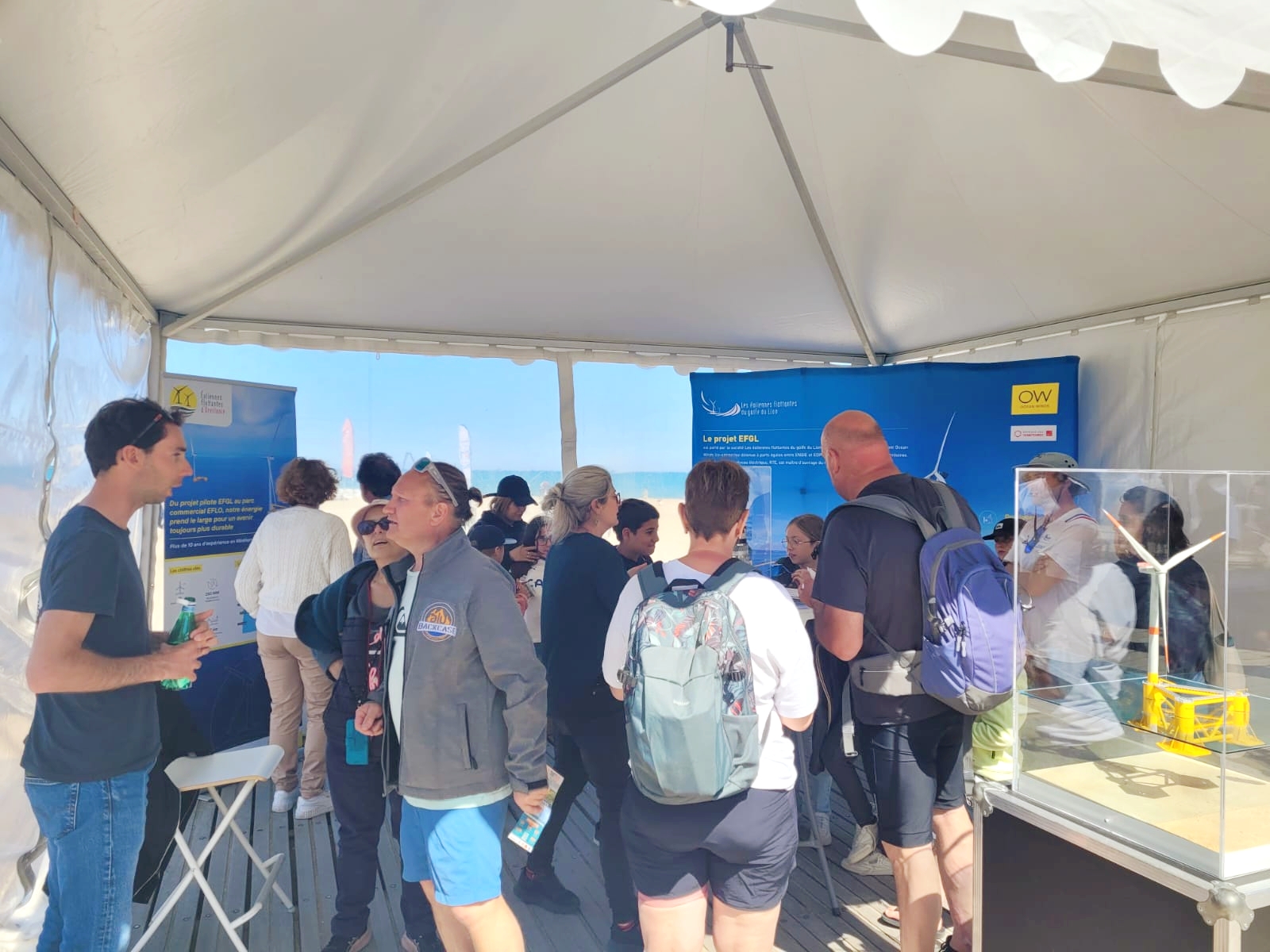 Permanence à l'été 2025 de l'équipe projet sur le littoral occitan