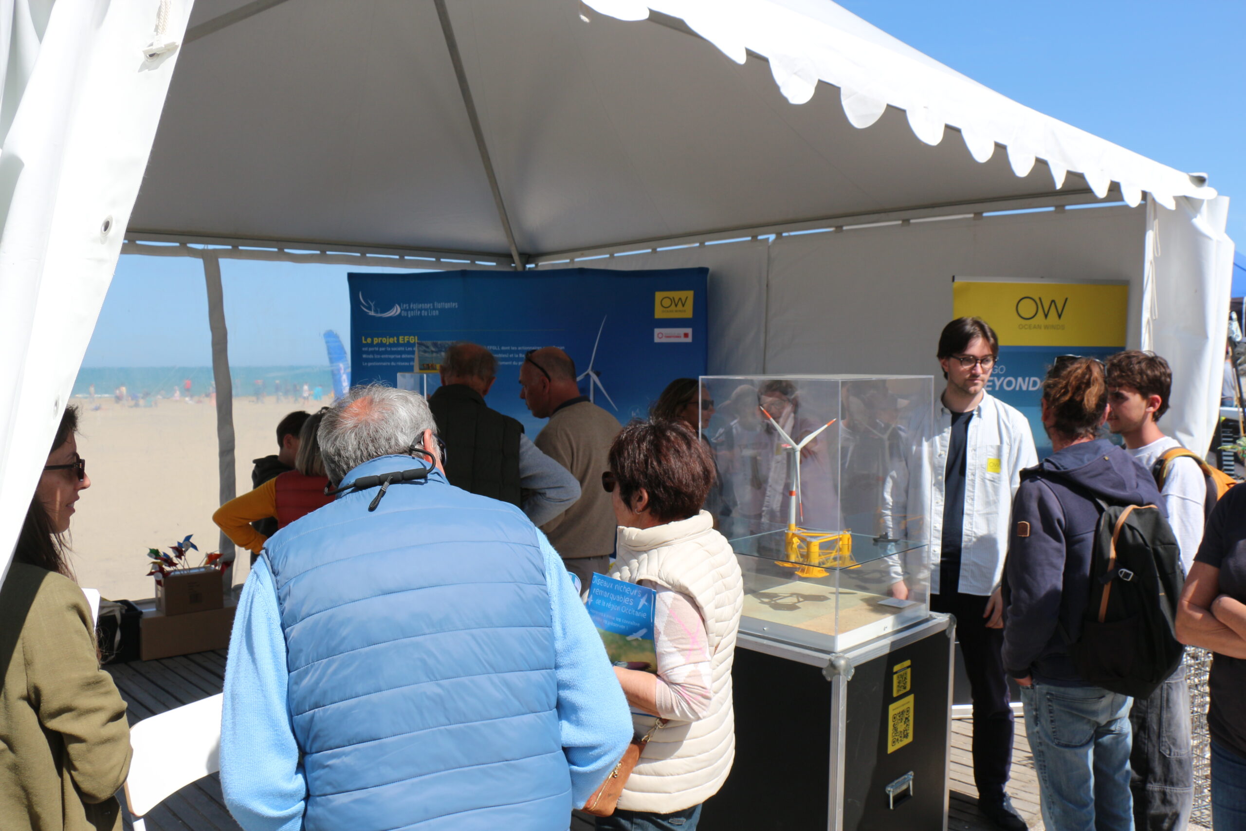 Présence d'EFLO à Leucate lors du mondial du vent
