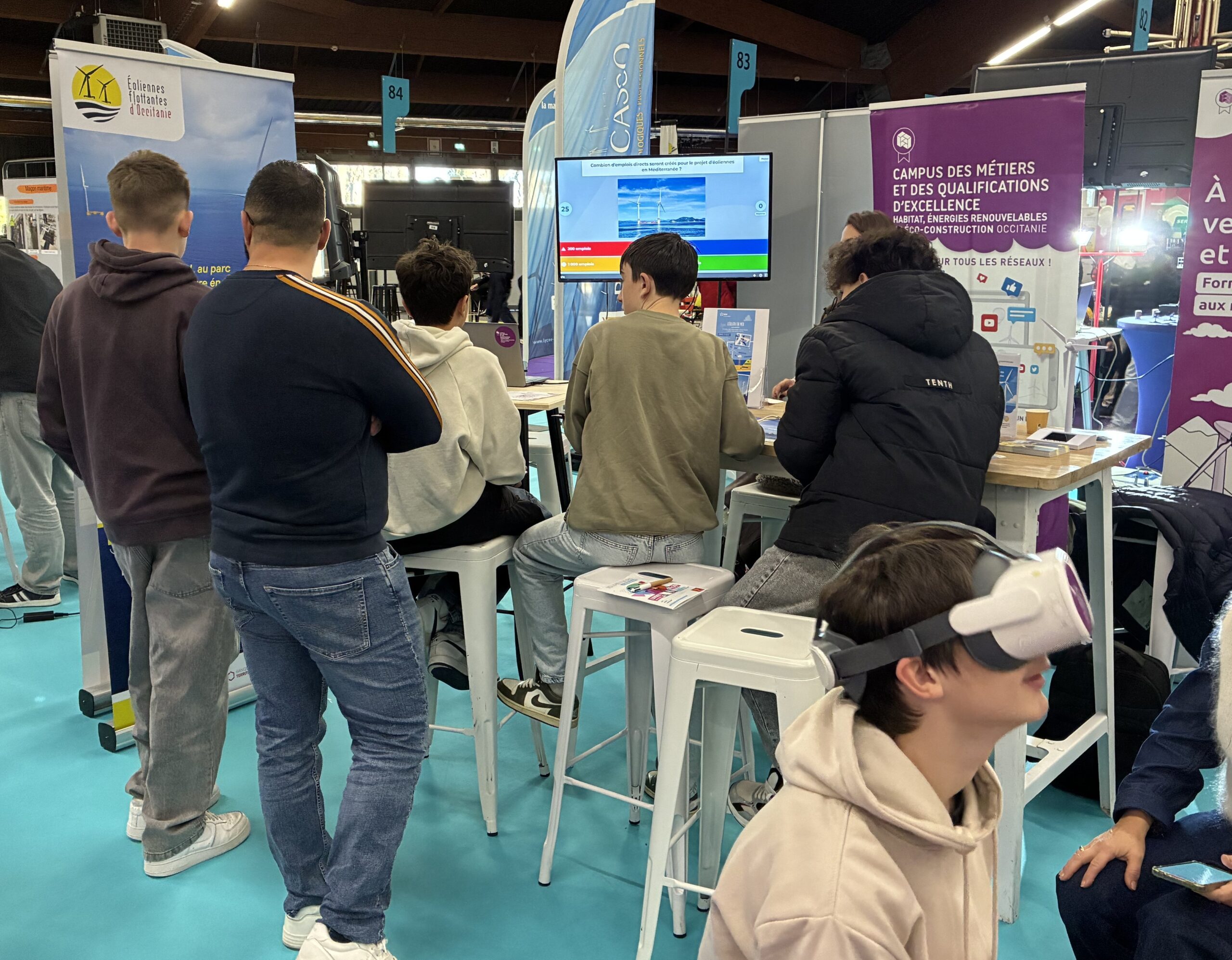 Présence l'équipe EFLO lors du salon ID métiers de Perpignan